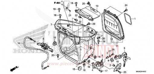 LUGGAGE BOX NC750SAJ de 2018
